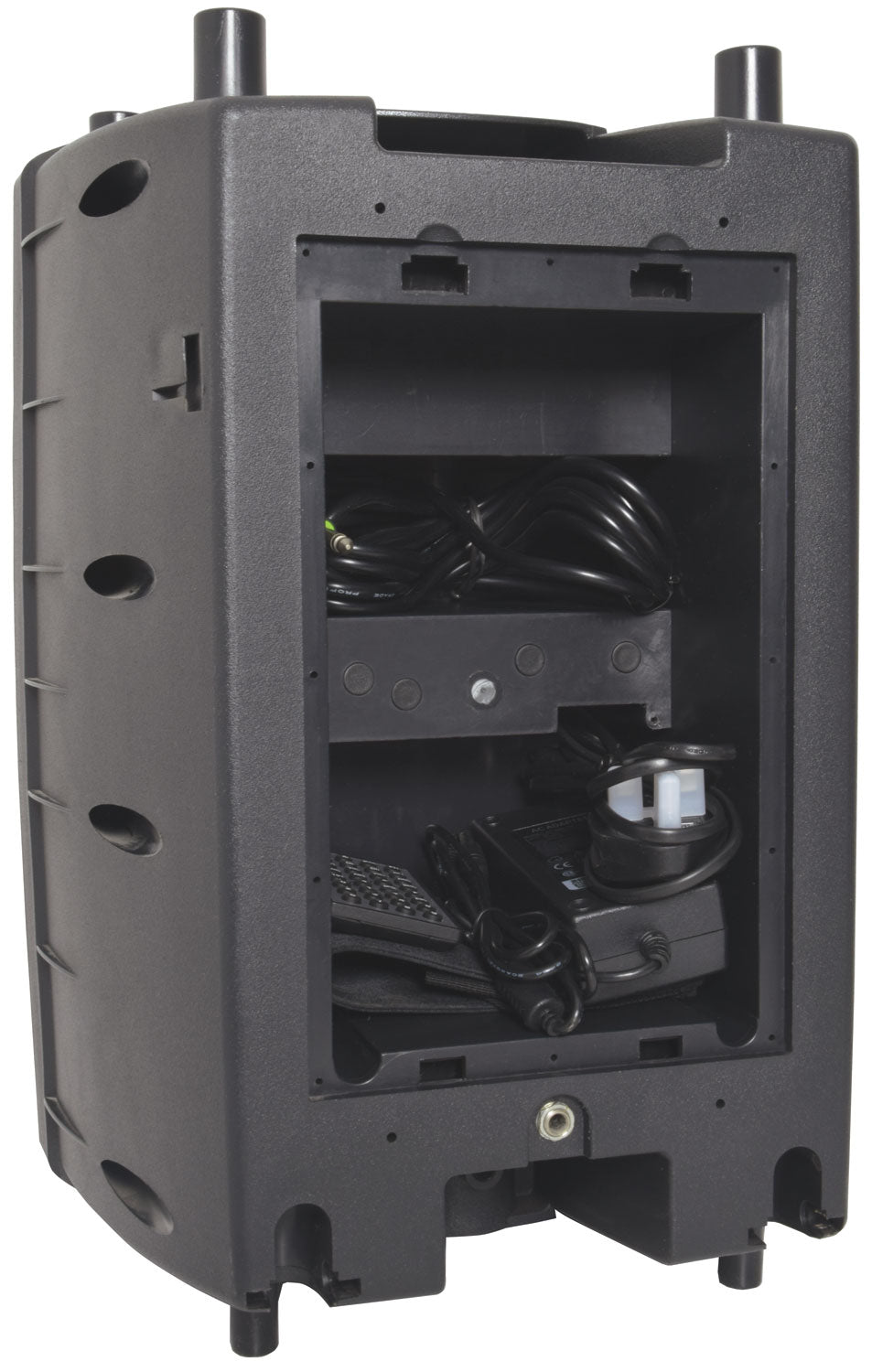 QTX PAV10 portable PA set + 2 UHF mics, CD/DVD, USB/SD & Bluetooth