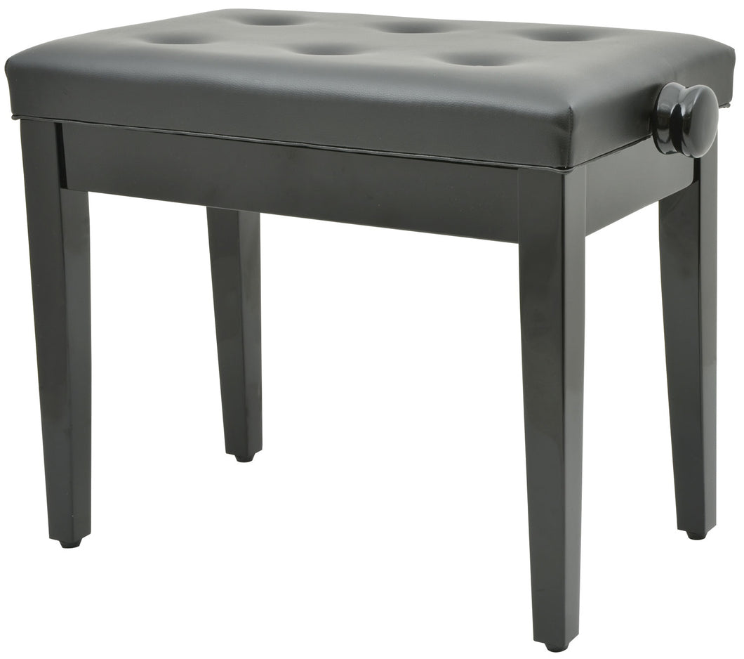 Chord Piano bench - black (without compartment)