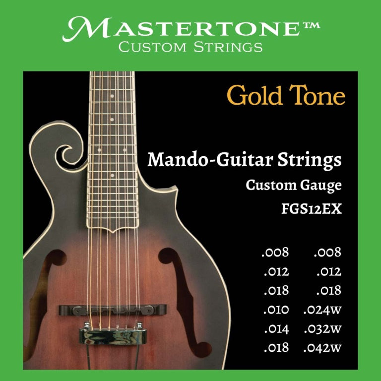 Gold Tone 12 String Mando Guitar F-Style Strings