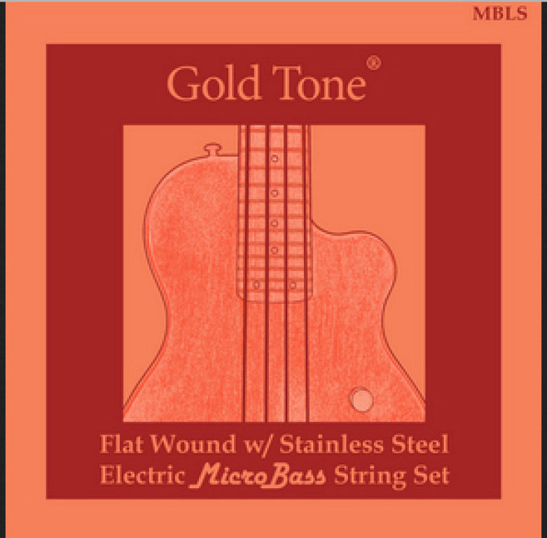 Gold Tone Microbass Labella Flat Wound Strings