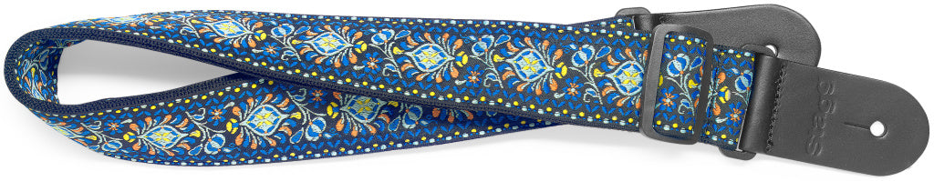 Stagg Woven Strap Nylon Jimi Blue