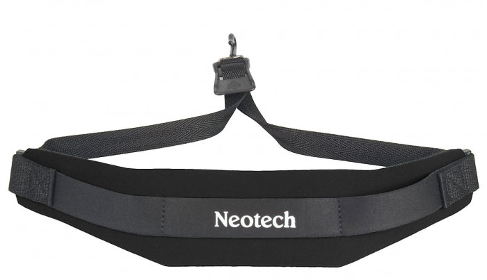 Neotech Soft Sax Strap Black Regular - Metal Hook