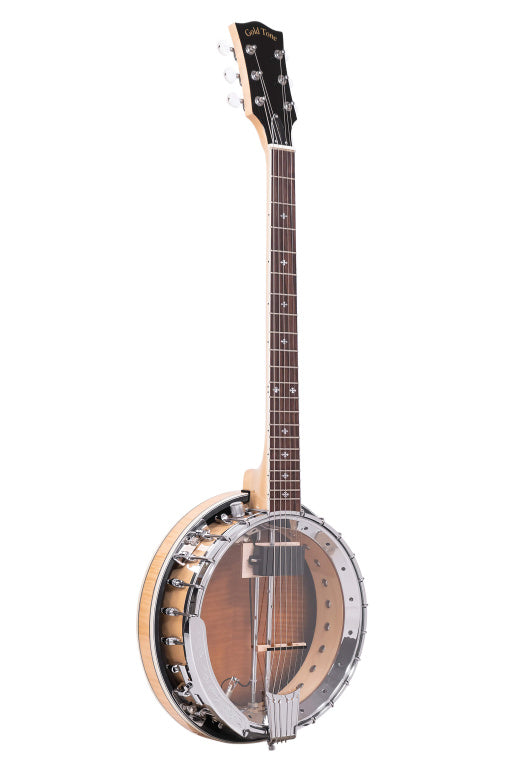 Gold Tone Banjitar DLX With Bell+Pickup+Case