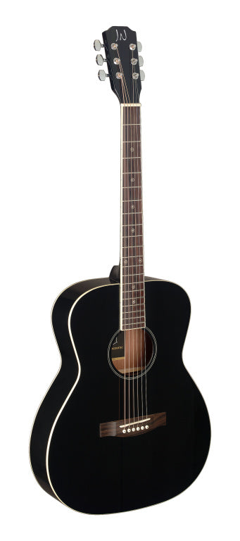 J.N Guitars Auditorium Acoustic Guitar Solid Spruce Black