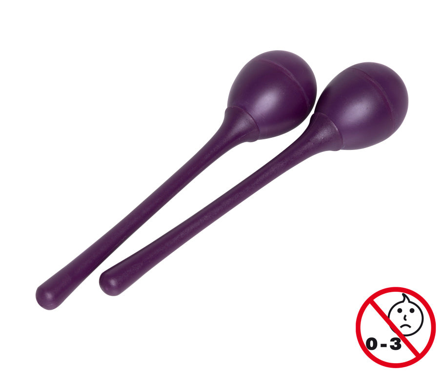 Stagg 2 Piece Egg Maracas L/7/8Oz Purple