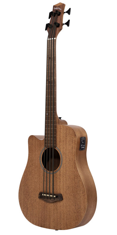 Gold Tone Fretless Left Handed Electro-Acoustic Micro Bass Left 25