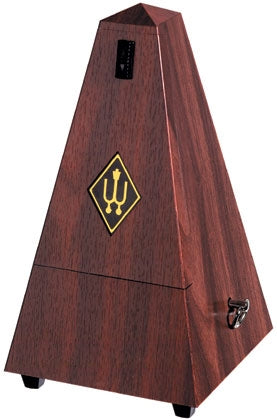 Wittner Metronome. Plastic. Mahogany Colour. With Bell