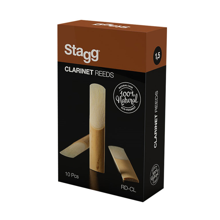 Stagg 10 Piece Clarinet Reeds 2