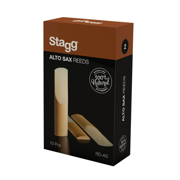 Stagg 10 Piece Alto Sax Reeds 2