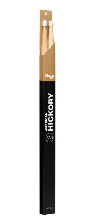 Stagg 1 Pair Maple Sticks-Nylon Tip/5BN