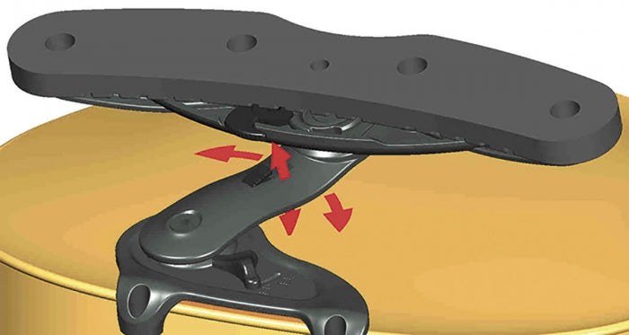 Wittner Violin Shoulder Rest Isny For Wittner Clamps 1/2 - 1/4