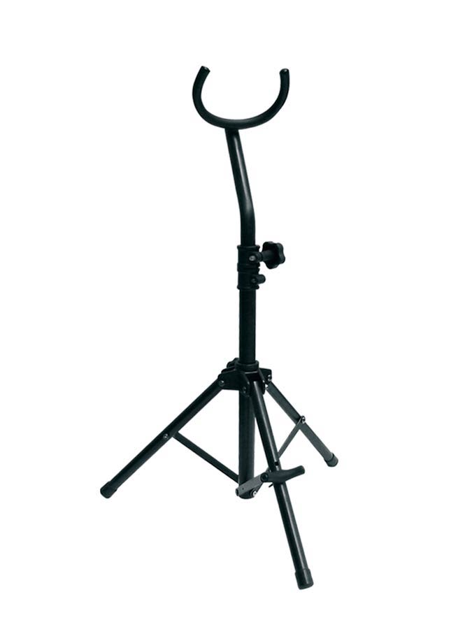Baritone saxophone stand, black, foldable