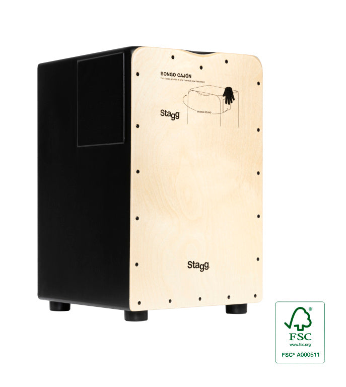 Stagg Standard Cajon W.Bongo Side