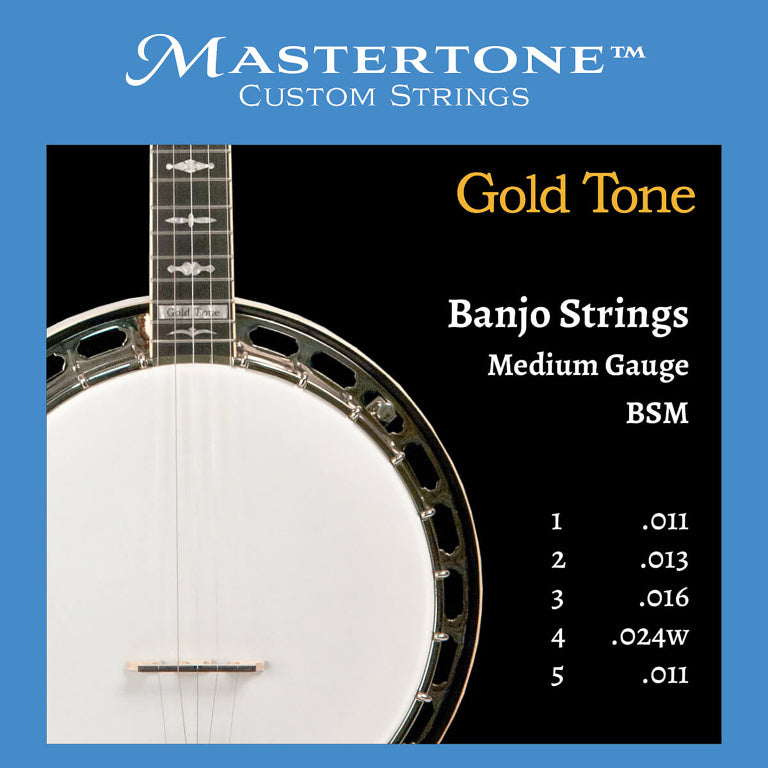 Gold Tone Banjo Medium Gauge Strings