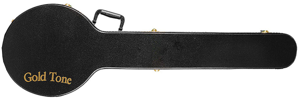 Gold Tone Hard Shell Case Long Neck