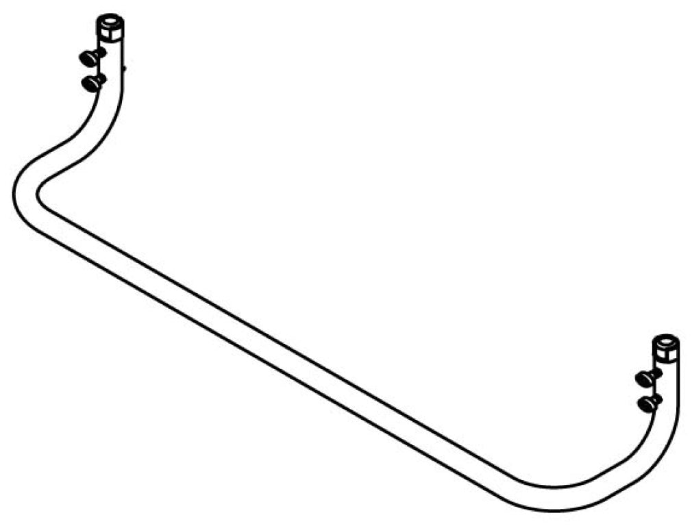 Stagg 3 Display Tubes 60cm-Black