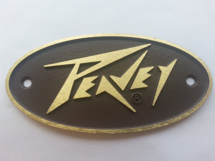 Peavey Sm Oval Pvy Logo Gold/Brown