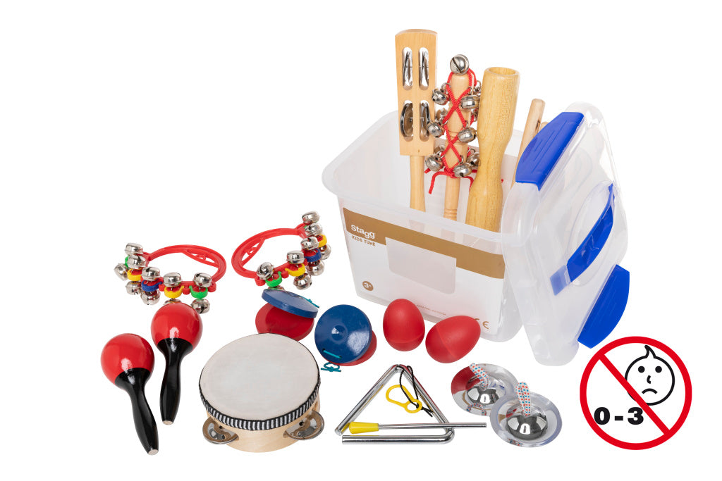 Stagg Children's Percussion Kit+Plastic Box