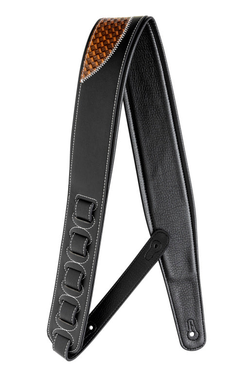 Stagg Leatheret Strap Guitarshape Copper