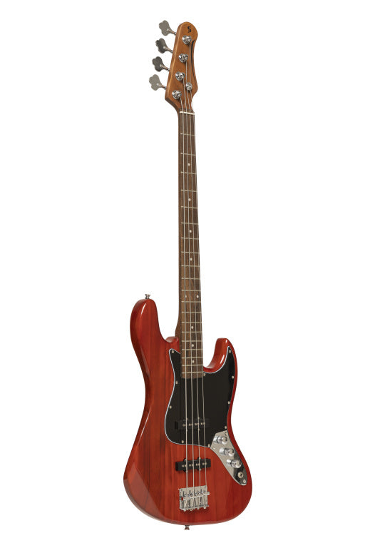 Stagg 30 Serie J Bass Guitar Fiesta Red