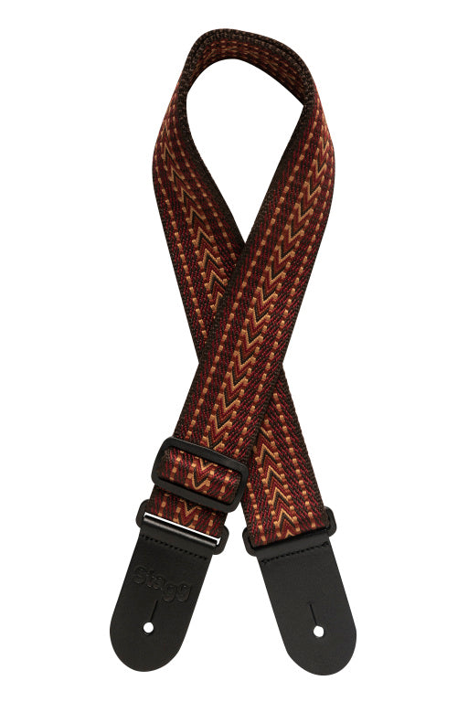 Stagg Woven Cot Strap Rafter Red