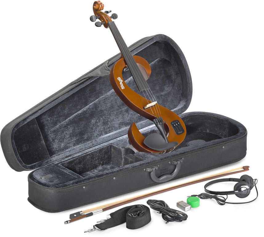 Stagg Electric Violin and Headphones+Soft Case/Vioburst