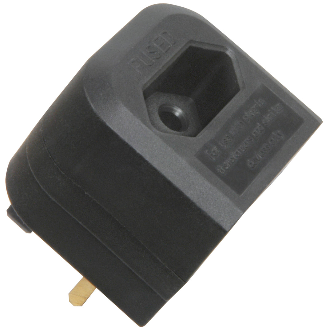 Mercury Black BCA Euro converter plug - bulk