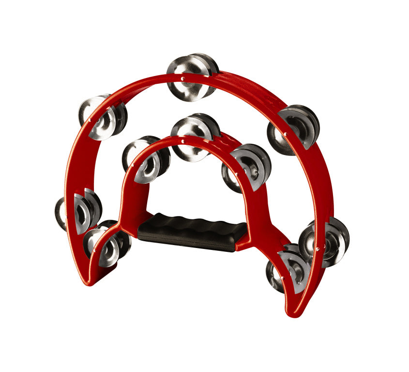 Stagg Cutaway Tambourine 20 Jingles,Red