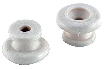 Tgi Guitar Strap Buttons White Plastic Pack Of 2