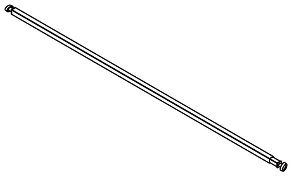 Stagg Extendable Display Rail 120cm-Black