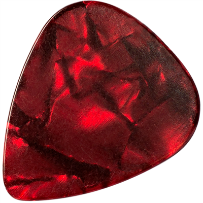 Picato Red Pearl Picks 12 x Heavy