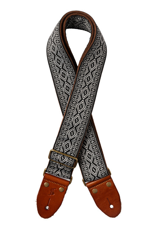 Stagg Woven Nylon Strap Diamond Black