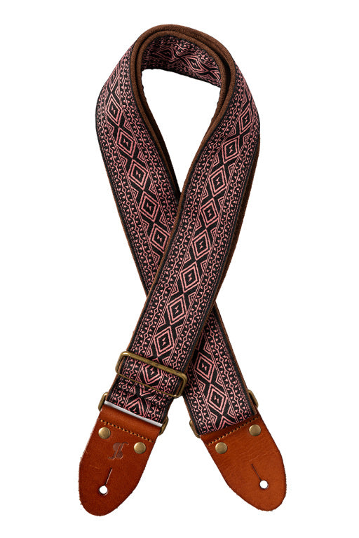 Stagg Woven Nylon Strap Diamond Red