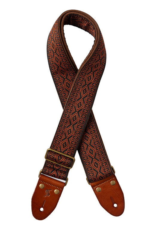 Stagg Woven Nylon Strap Diamond Brown