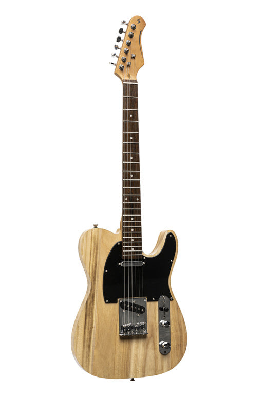 Stagg Standard Serie-T Electric Guitar Natural Lefthand