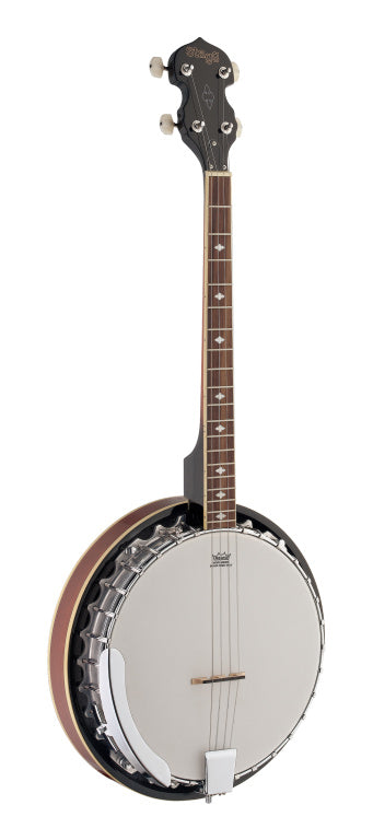 Stagg 4 String Banjo-30 Hooks-Metal Pot