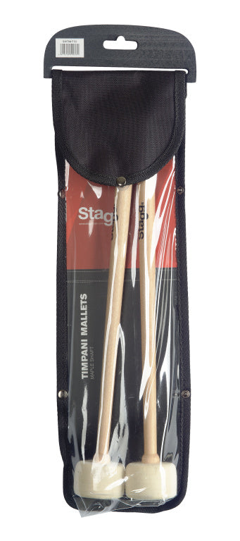 Stagg 1 Pair Maple Timpani Mallet Dia50