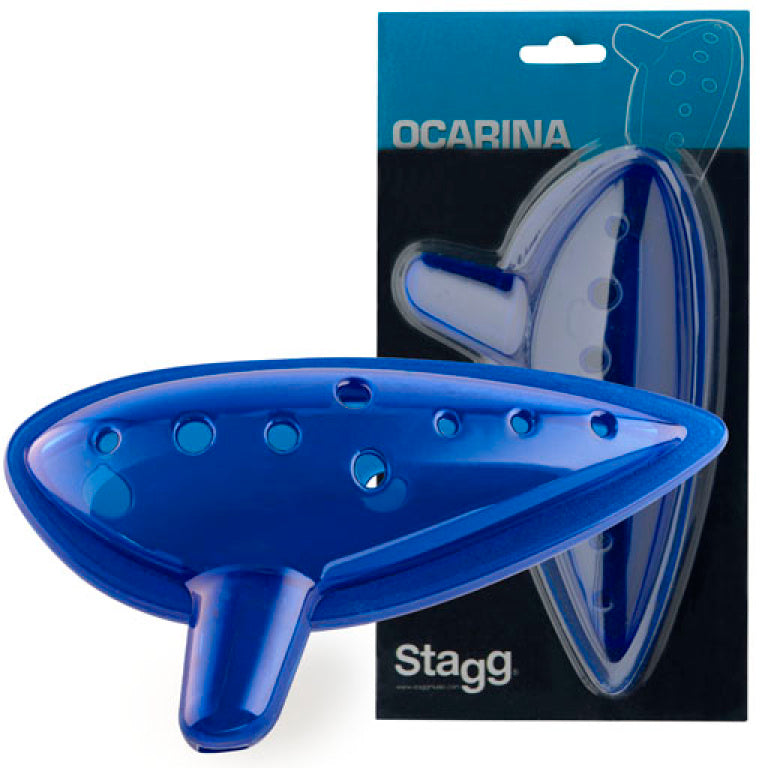 Stagg Plastic Ocarina - Blue