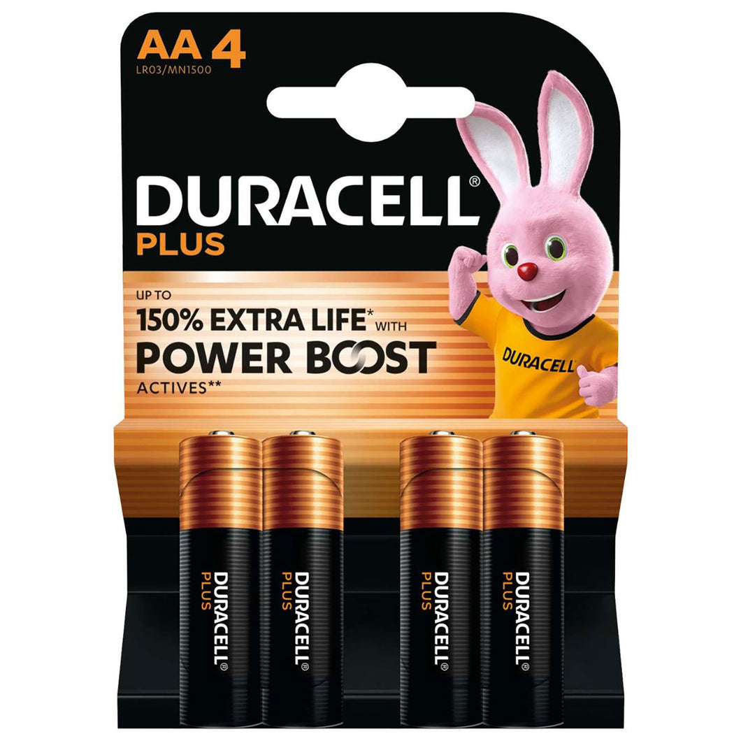 Duracell AA Duracell Plus Power 4 Pack