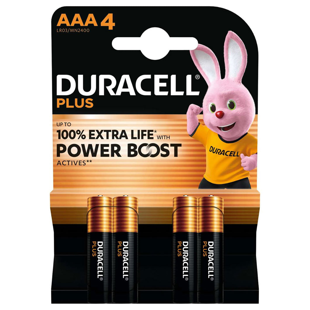 Duracell AAA Duracell Plus Power 4 Pack