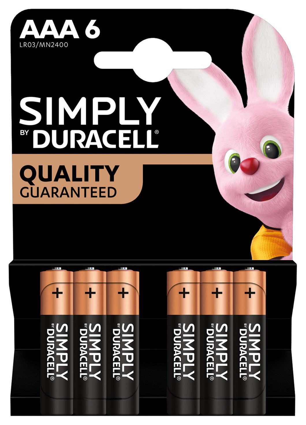 Duracell AAA Simply Duracell Alkaline Batteries 6 Pack