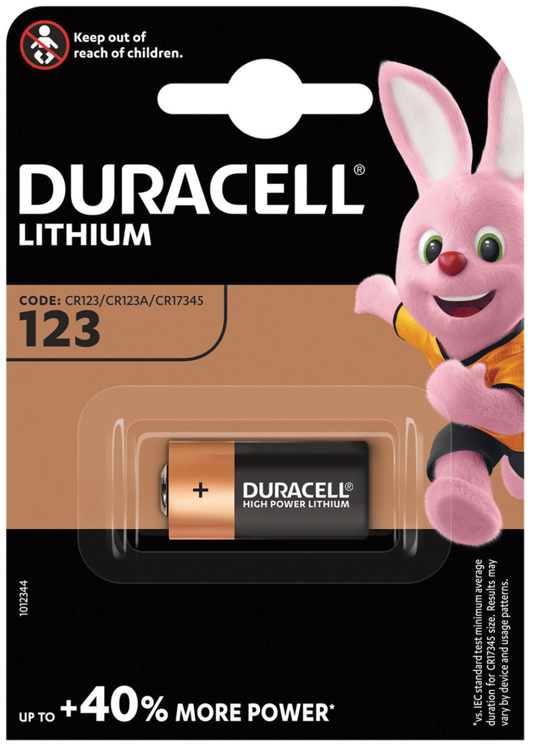 Duracell CR123 Duracell Lithium Battery Single