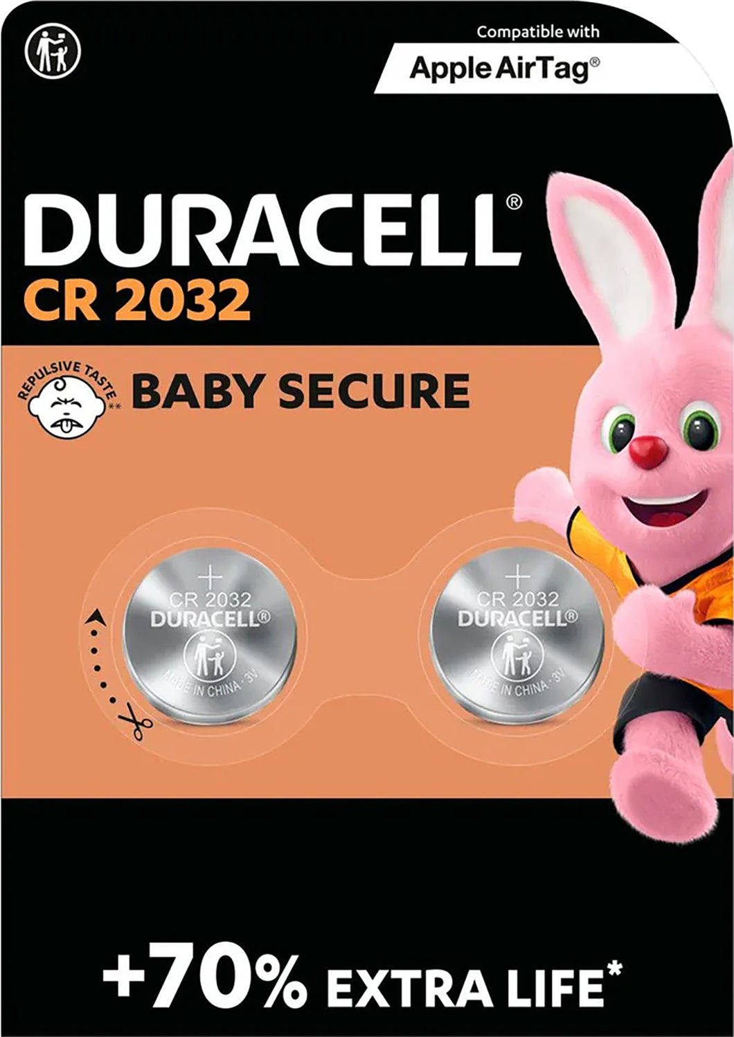 Duracell CR2032 Duracell Lithium Coin Cell 2 Pack