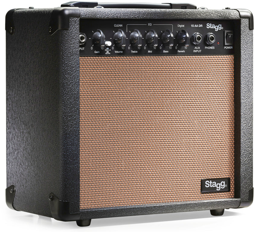 Stagg Digital Reverb Acoustic Amp 15W 230V