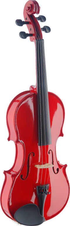 Stagg 4/4 Violin-Red & Standard Softcase