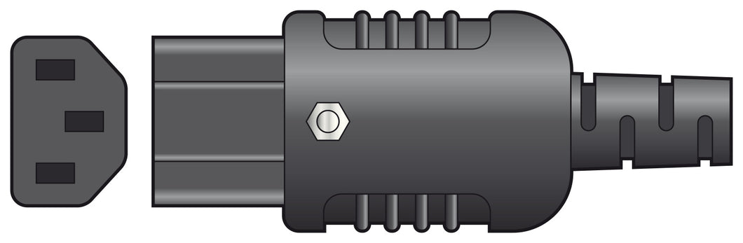 Mercury Heavy Duty In-line IEC Connector C13