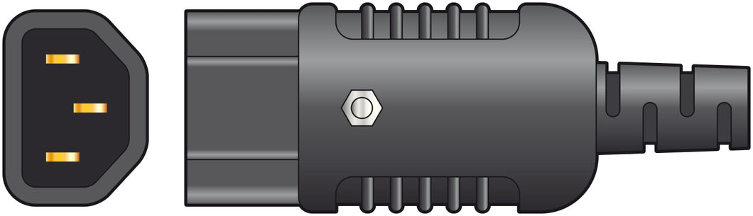 Mercury Heavy Duty In-line IEC Socket Connector C14 10A