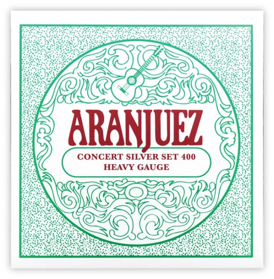 Aranjuez Classical Guitar Strings Concert Silver 400 Heavy Gauge