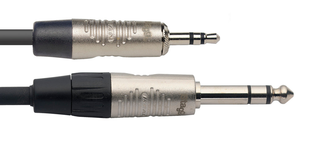 Stagg 3M/10Ft Audio Mini Stereo Plug-Stereo Plug DL – Alegree