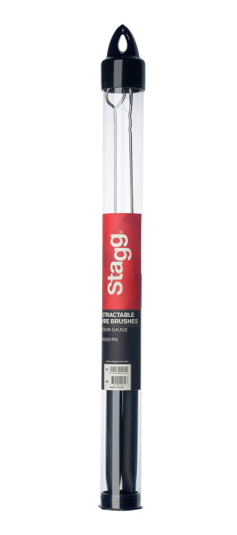 Stagg Telescopic Brushes-Rubber Handle